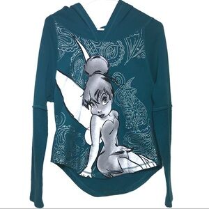 Disney Parks Tinkerbell‎ hooded sweatshirt small